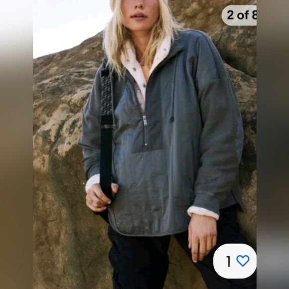 Free People Movement Slow Rush jacket, Size XS in gray - Picture 2 of 7